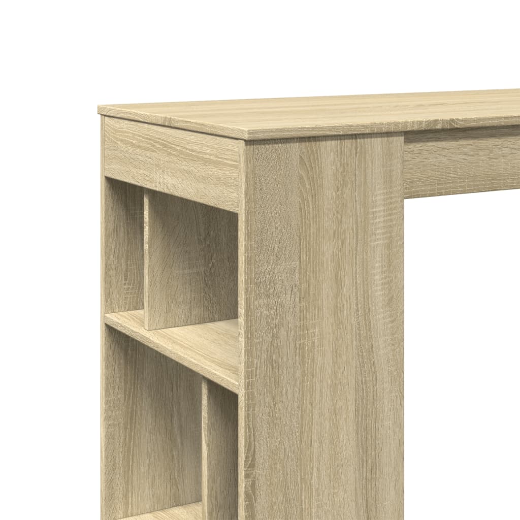 Barski stol s stalcima boja hrasta 102 x 50 x 103,5 cm drveni