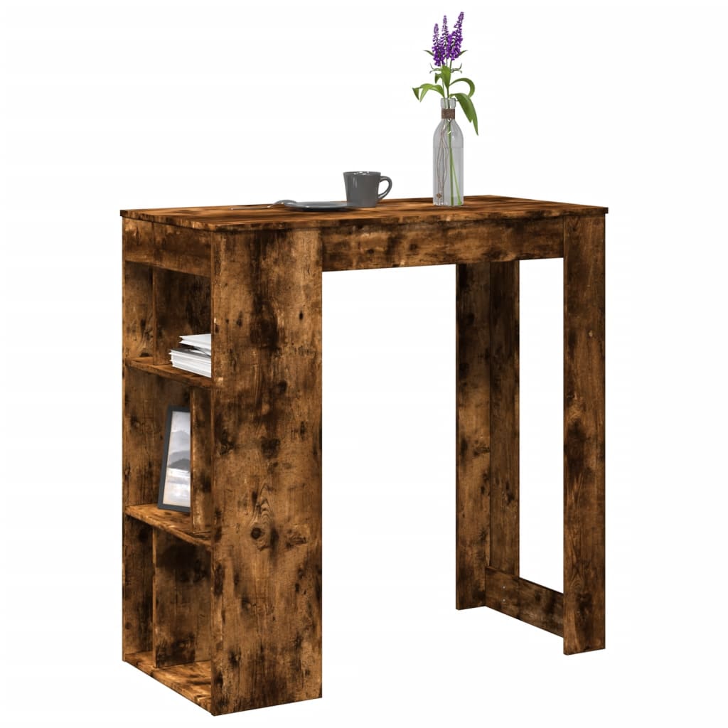 Barski stol s stalcima boja hrasta 102 x 50 x 103,5 cm drveni