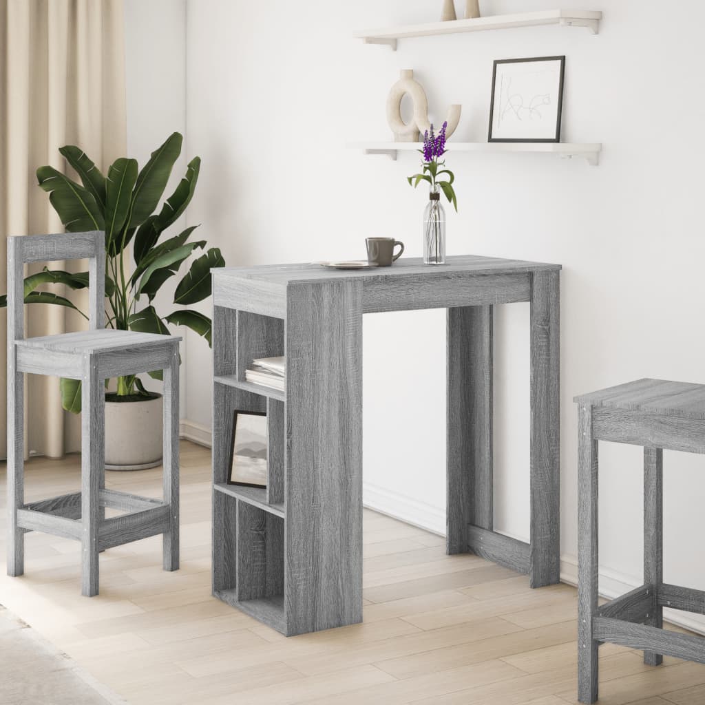 Barski stol s stalcima boja hrasta sonome 102x50x103,5cm drveni
