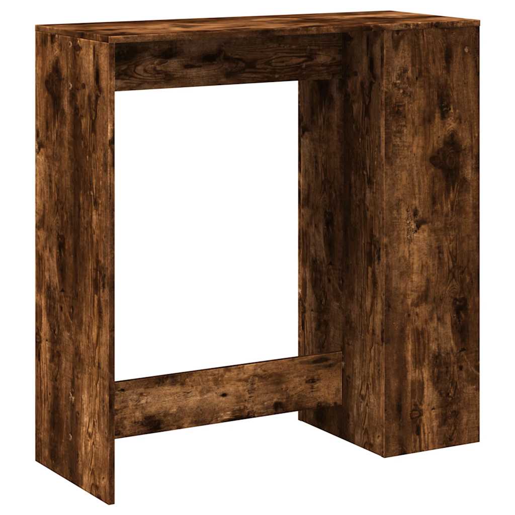 Barski stol s držačima boja hrasta 101x40x103,5 cm drveni
