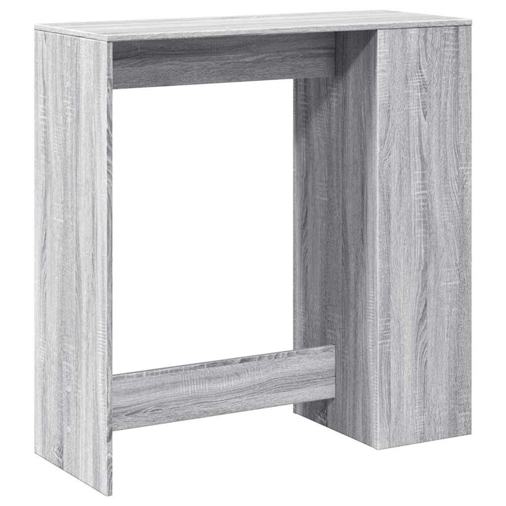 Barski stol s držačima boja hrasta 101x40x103,5 cm drveni