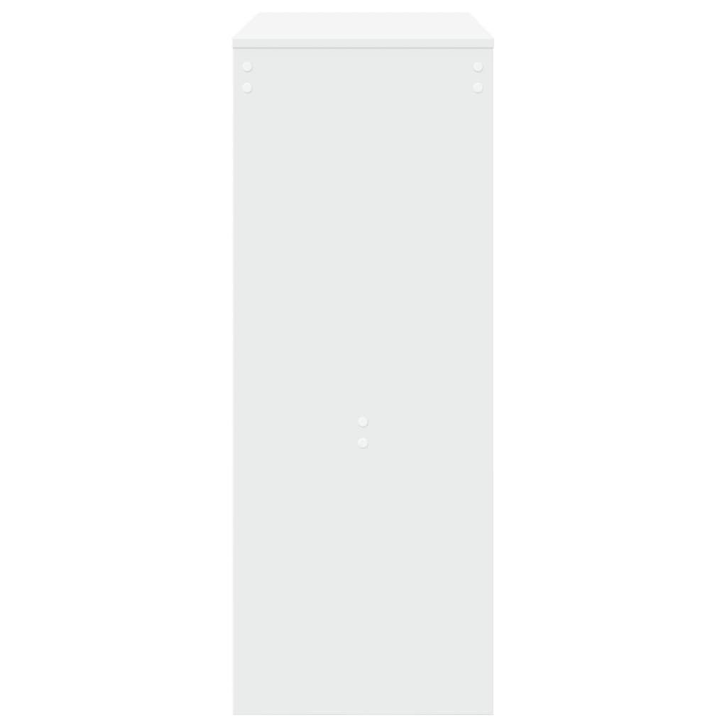 Barski stol s držačima bijeli 90x40x103,5 cm konstruirano drvo