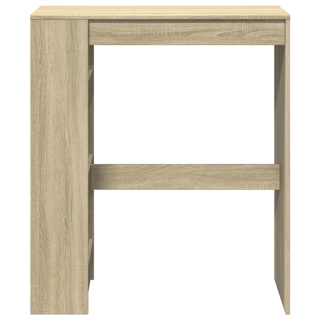 Barski stol s stalcima boja hrasta 90x40x103,5 cm drveni