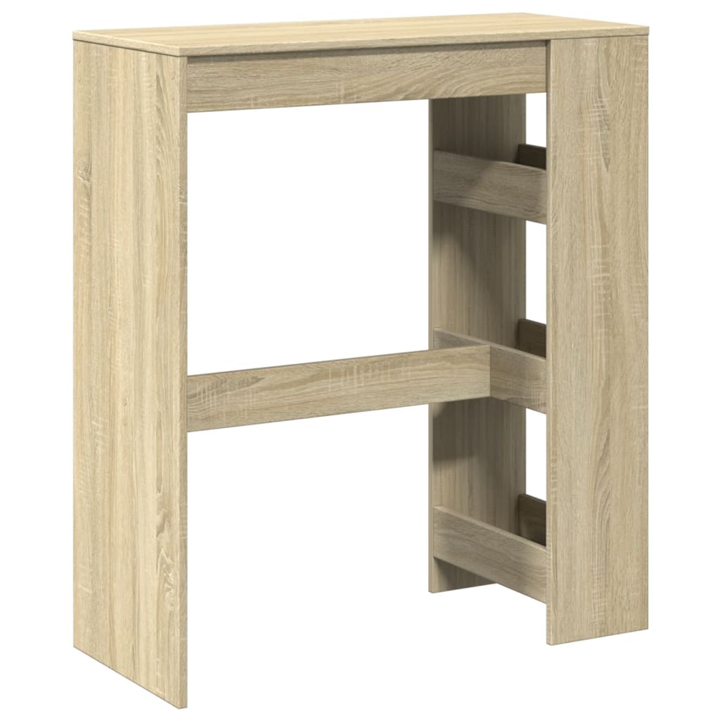 Barski stol s stalcima boja hrasta 90x40x103,5 cm drveni