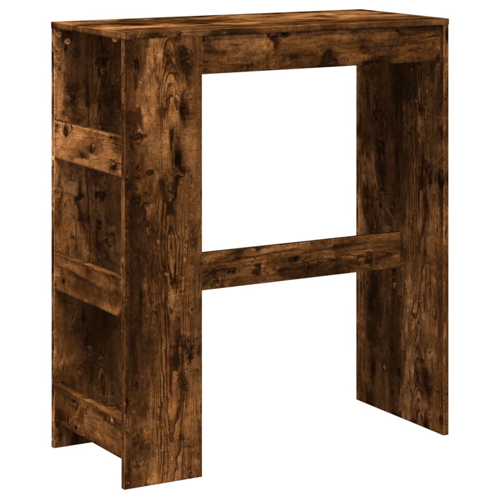 Barski stol s držačima boja hrasta 90x40x103,5 cm drveni