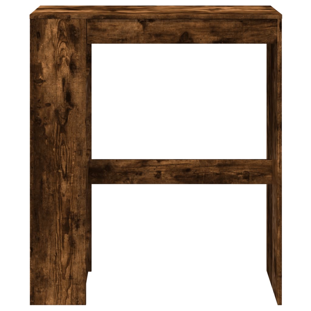 Barski stol s držačima boja hrasta 90x40x103,5 cm drveni