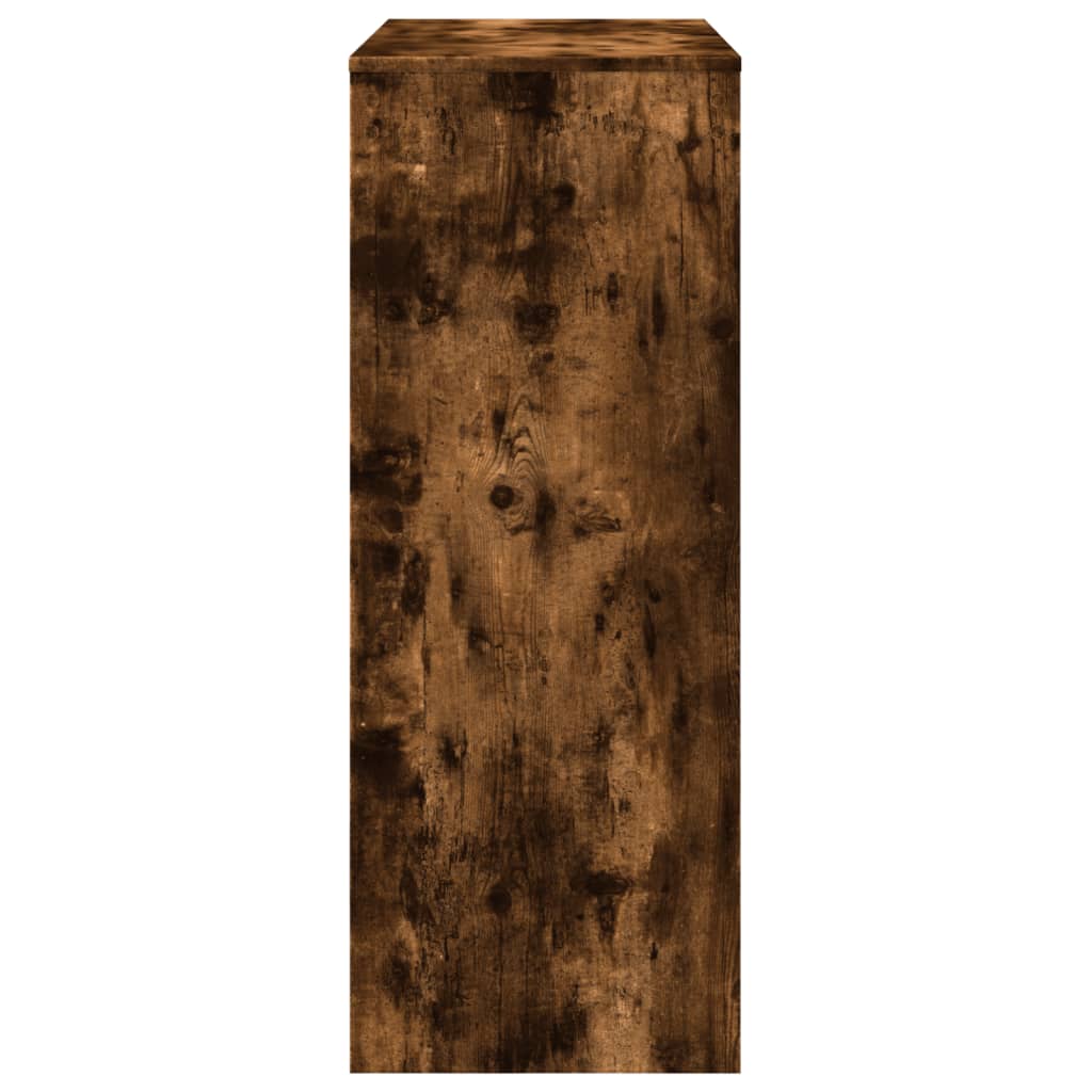 Barski stol s držačima boja hrasta 90x40x103,5 cm drveni