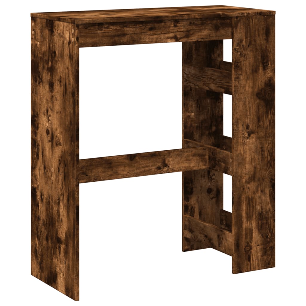 Barski stol s držačima boja hrasta 90x40x103,5 cm drveni