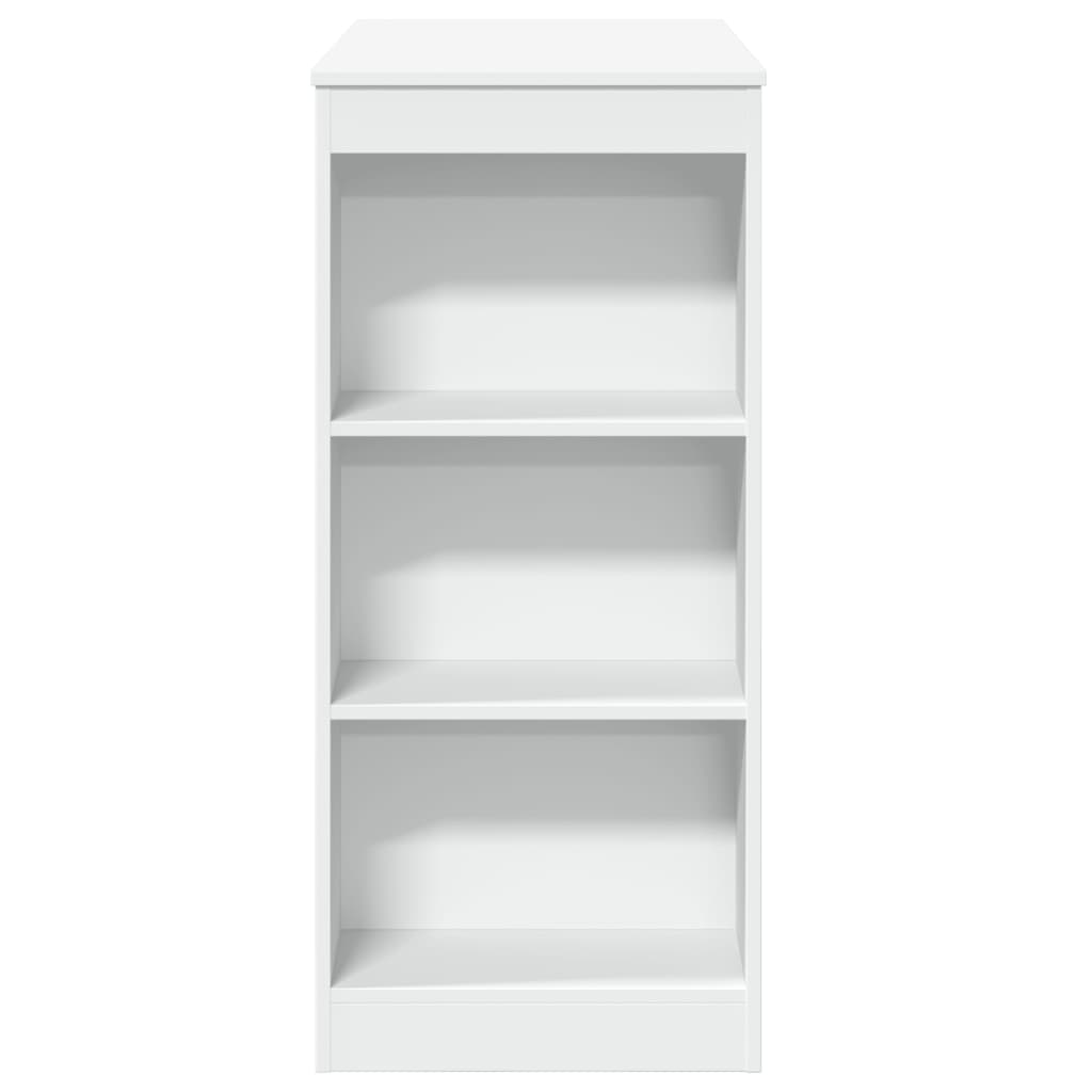 Barski stol s držačima bijeli 95x47x103,5 cm drveni