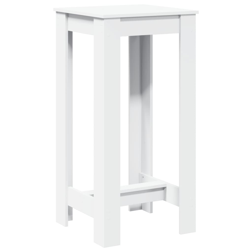 Barski stol bijeli 51 x 50 x 103,5 cm od konstruiranog drva