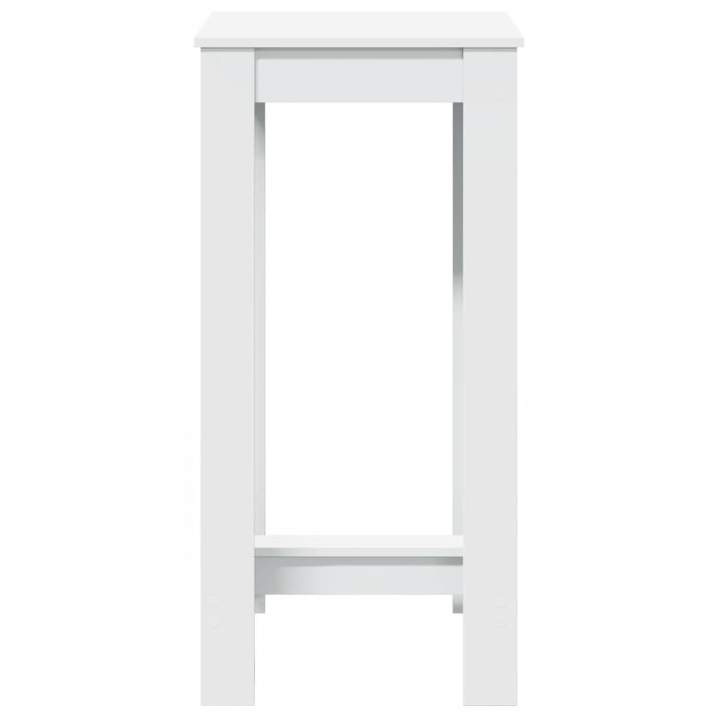 Barski stol bijeli 51 x 50 x 103,5 cm od konstruiranog drva