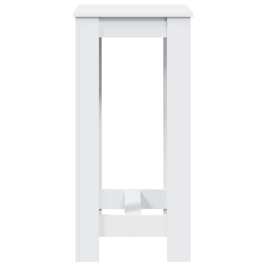 Barski stol bijeli 51 x 50 x 103,5 cm od konstruiranog drva