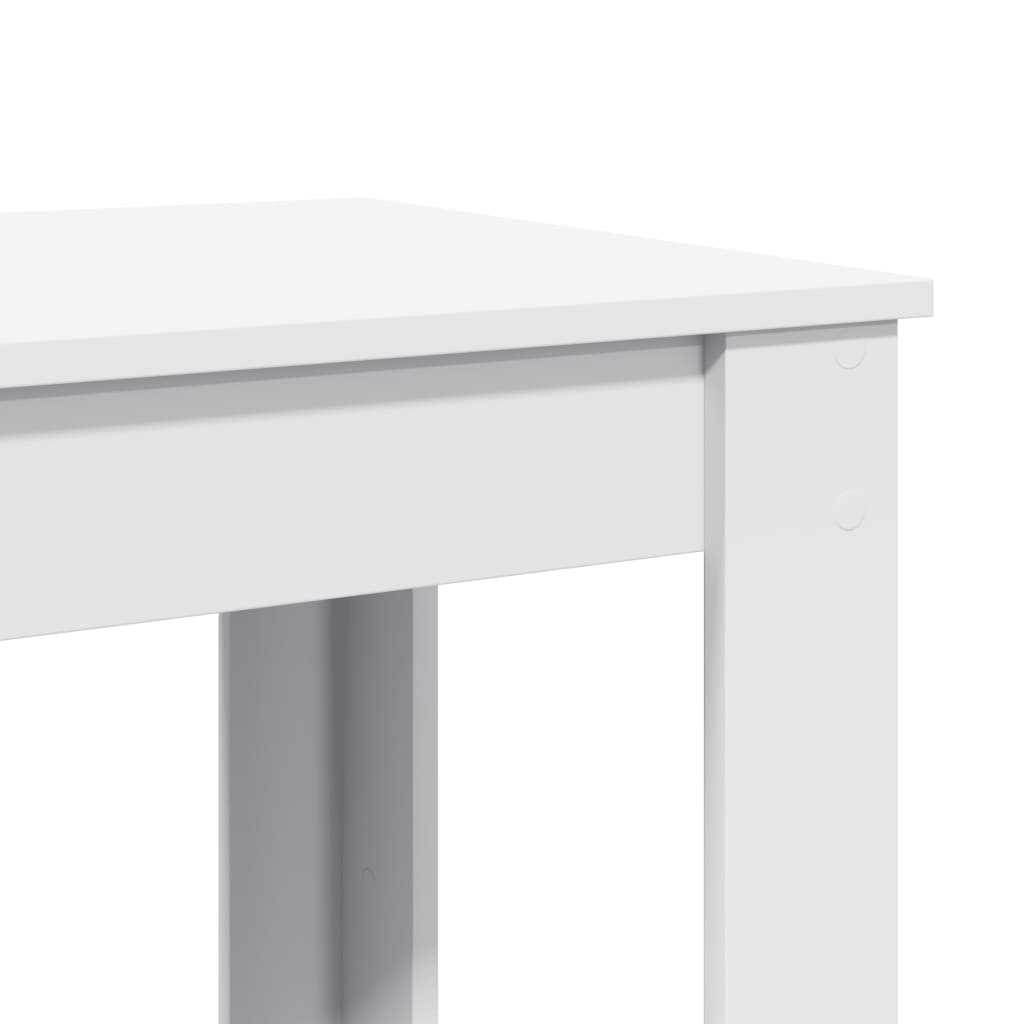 Barski stol bijeli 51 x 50 x 103,5 cm od konstruiranog drva