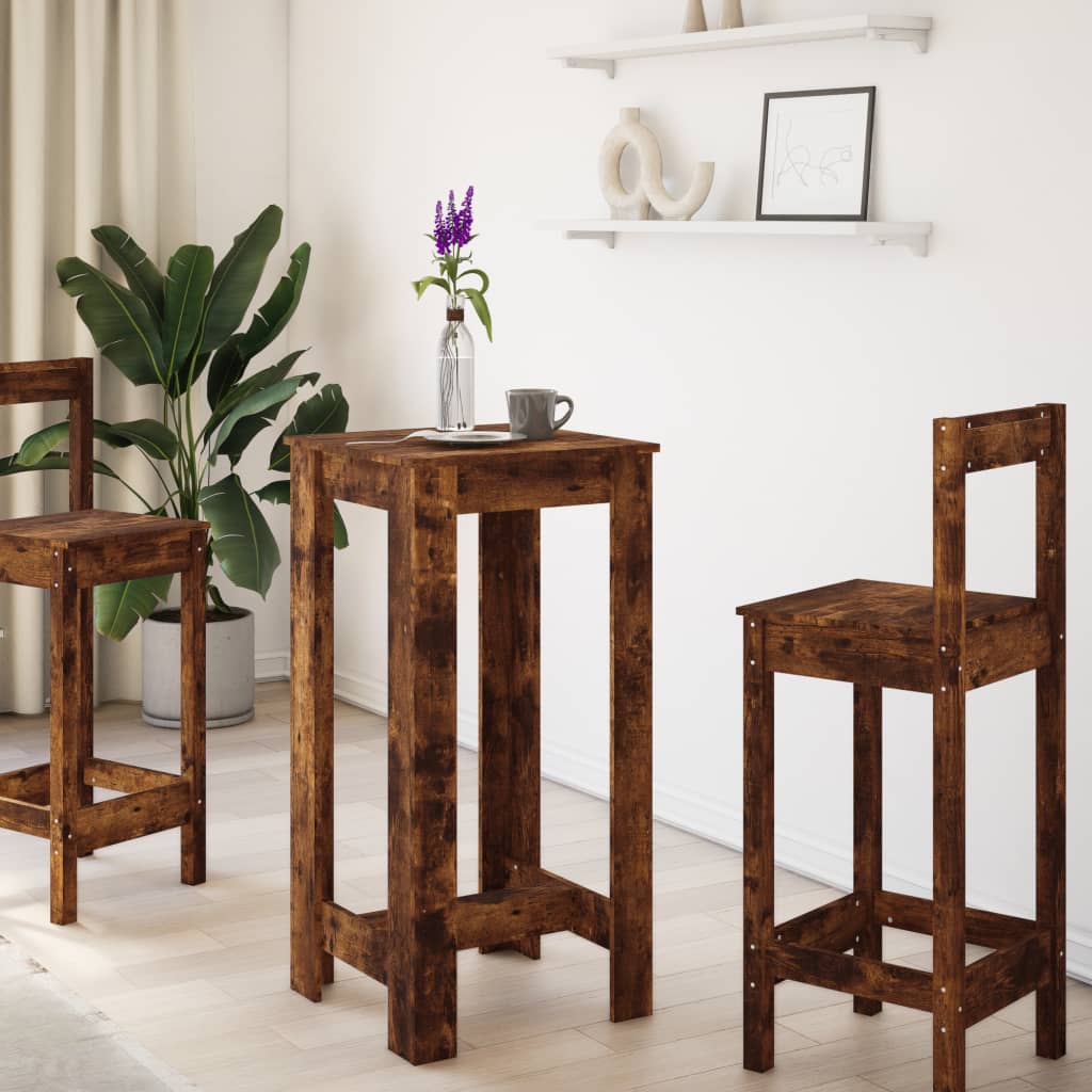 Barski stol boja hrasta 51 x 50 x 103,5 cm konstruirano drvo