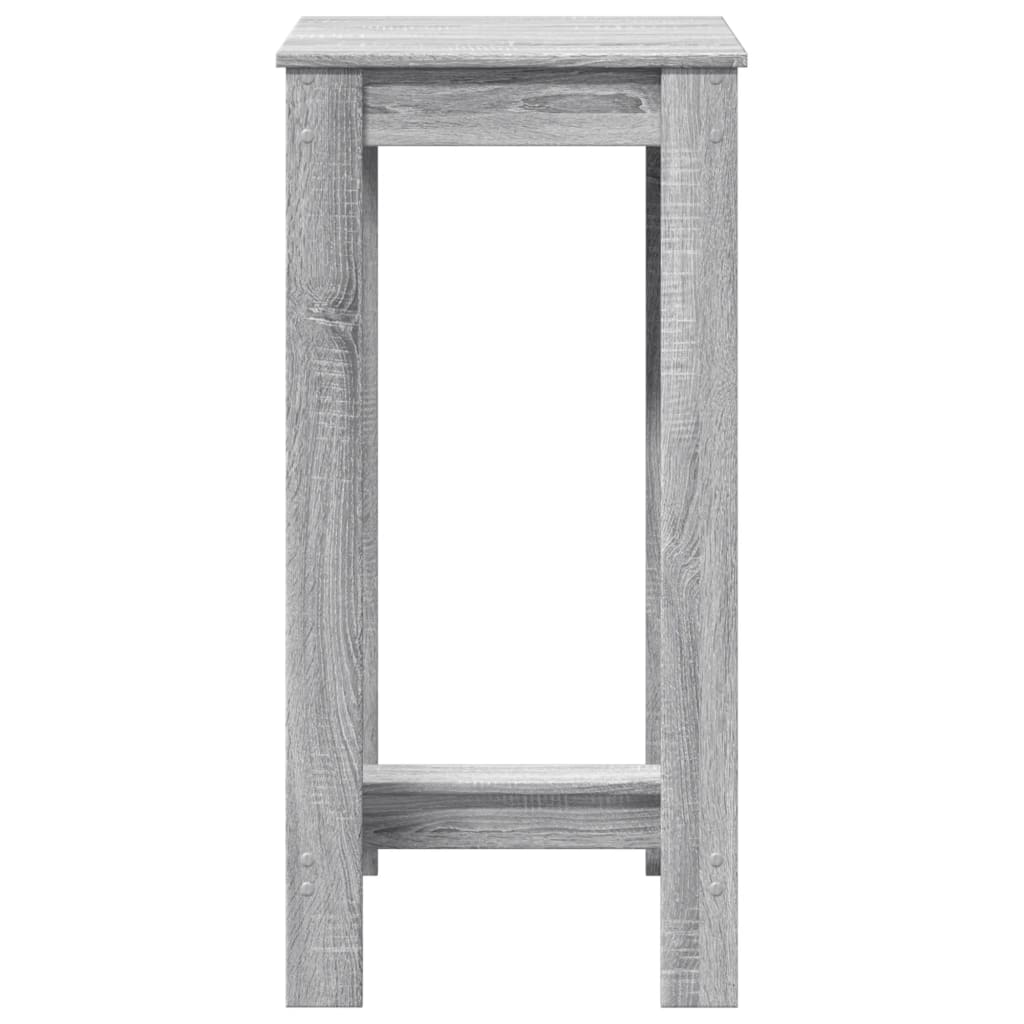 Barski stol siva boja hrasta 51x50x103,5 cm konstruirano drvo