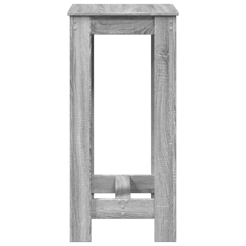 Barski stol siva boja hrasta 51x50x103,5 cm konstruirano drvo