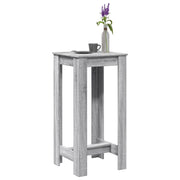 Barski stol siva boja hrasta 51x50x103,5 cm konstruirano drvo