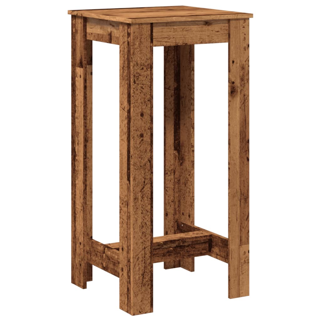 Barski stol boja staro drvo 51x50x103,5cm od konstruiranog drva