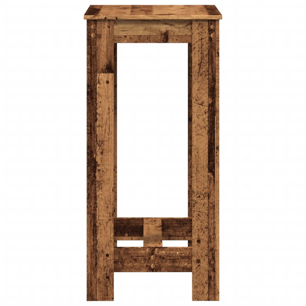 Barski stol boja staro drvo 51x50x103,5cm od konstruiranog drva