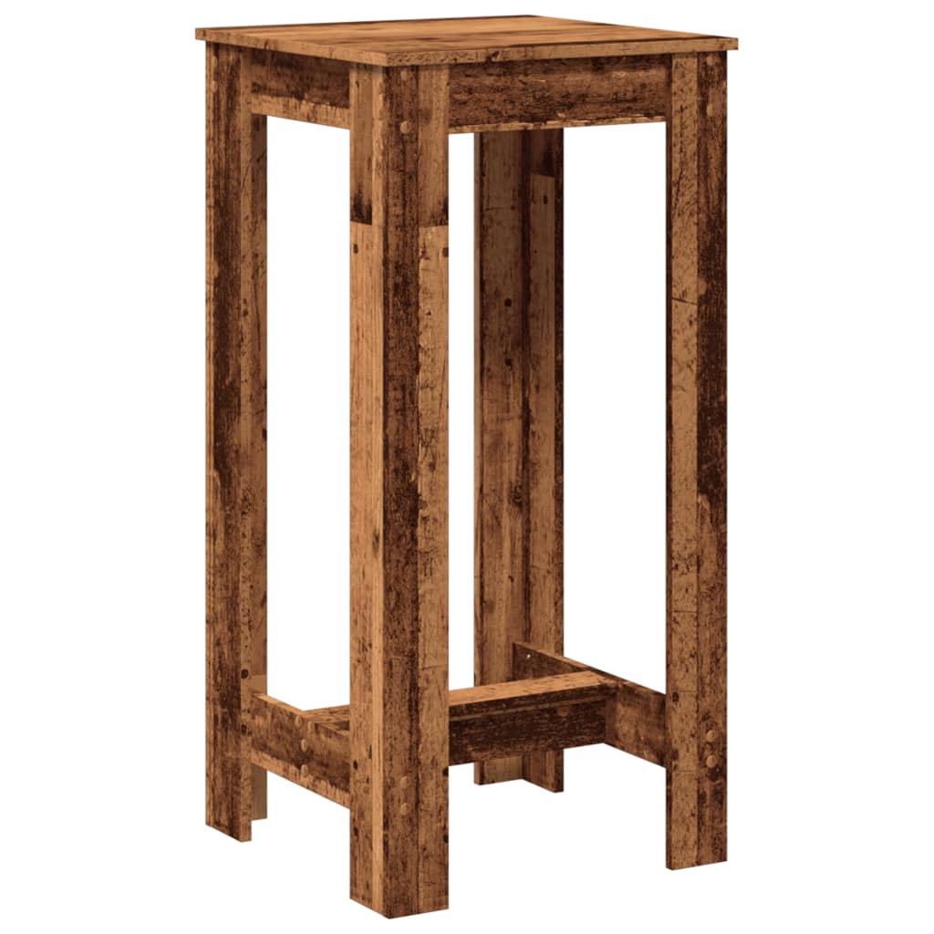 Barski stol boja staro drvo 51x50x103,5cm od konstruiranog drva