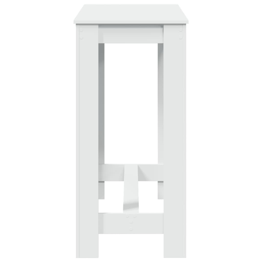 Barski stol bijeli 102 x 50 x 103,5 cm konstruirano drvo
