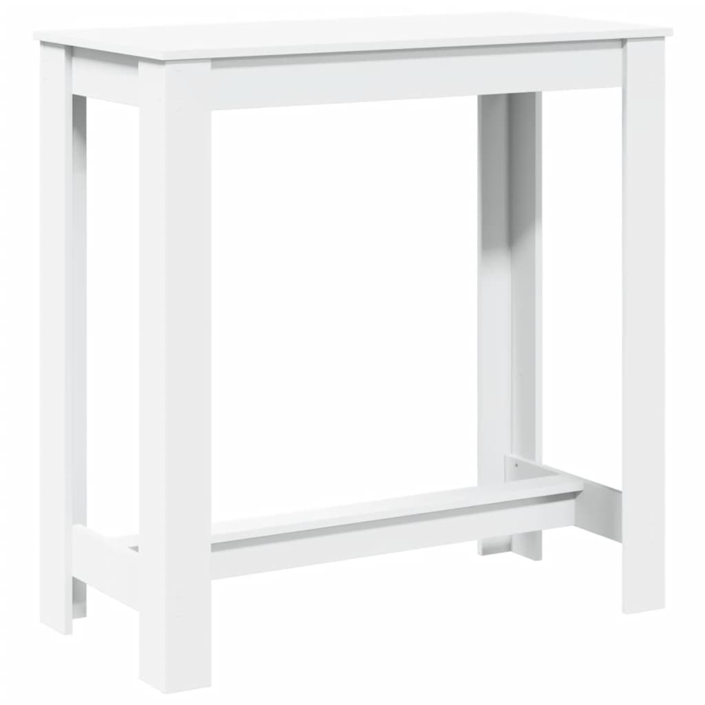 Barski stol bijeli 102 x 50 x 103,5 cm konstruirano drvo