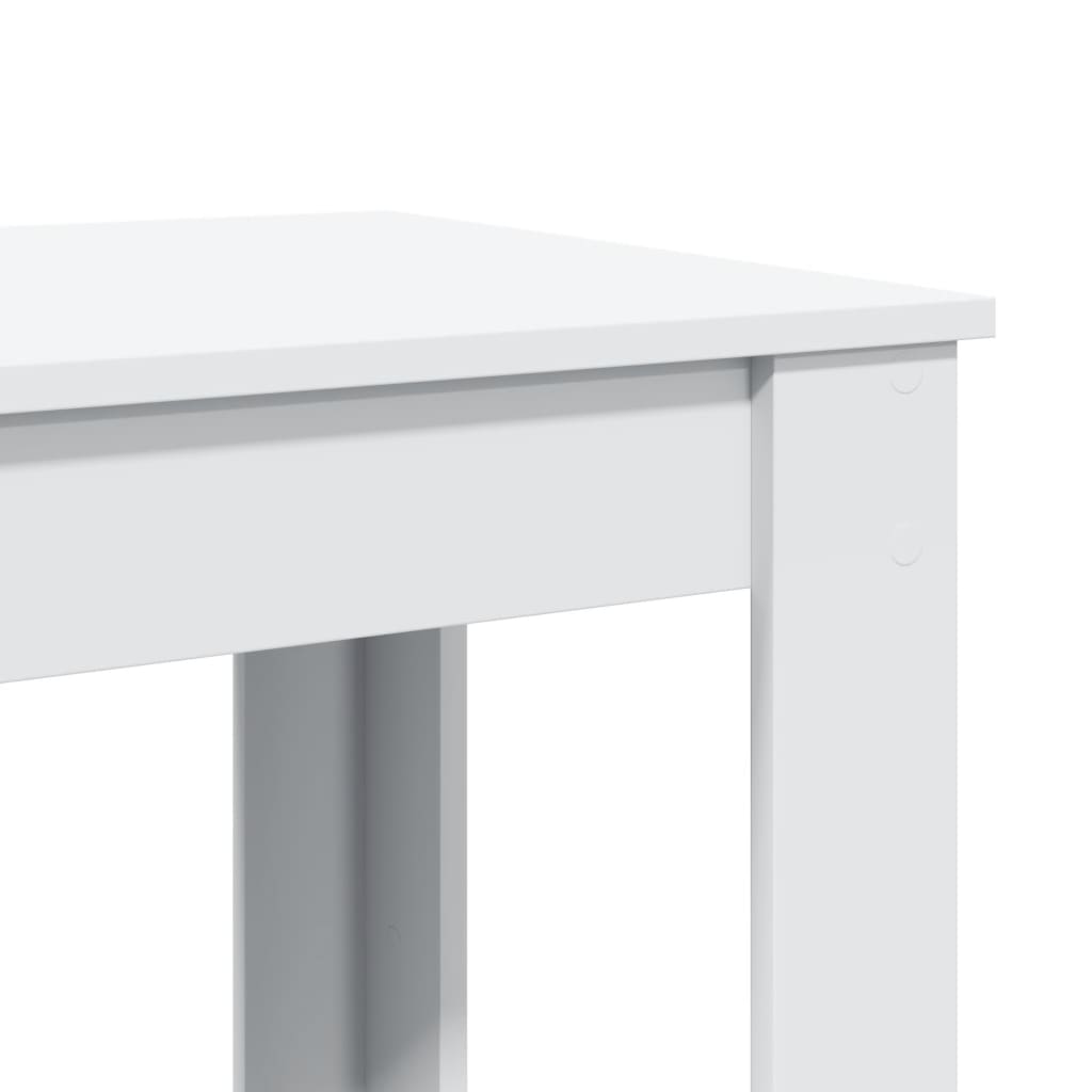 Barski stol bijeli 102 x 50 x 103,5 cm konstruirano drvo