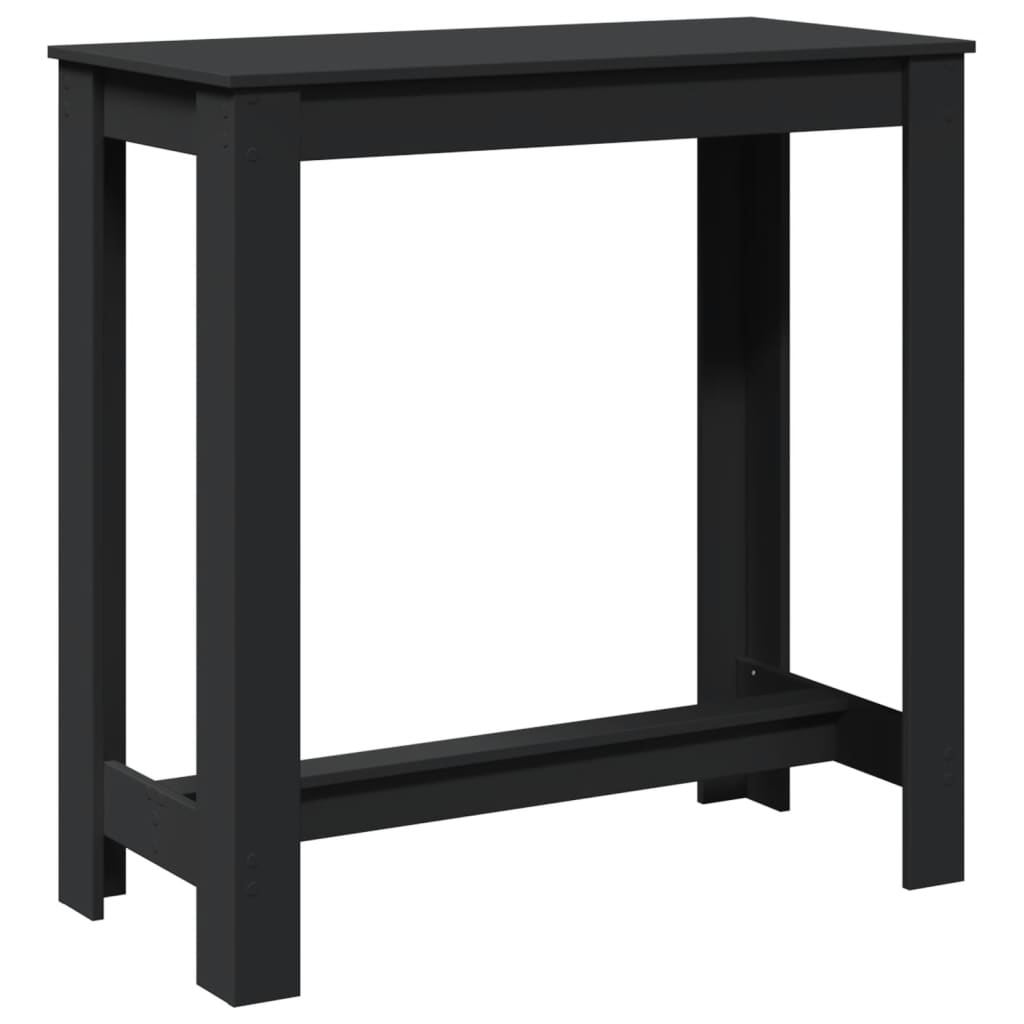 Barski stol crni 102 x 50 x 103,5 cm od konstruiranog drva