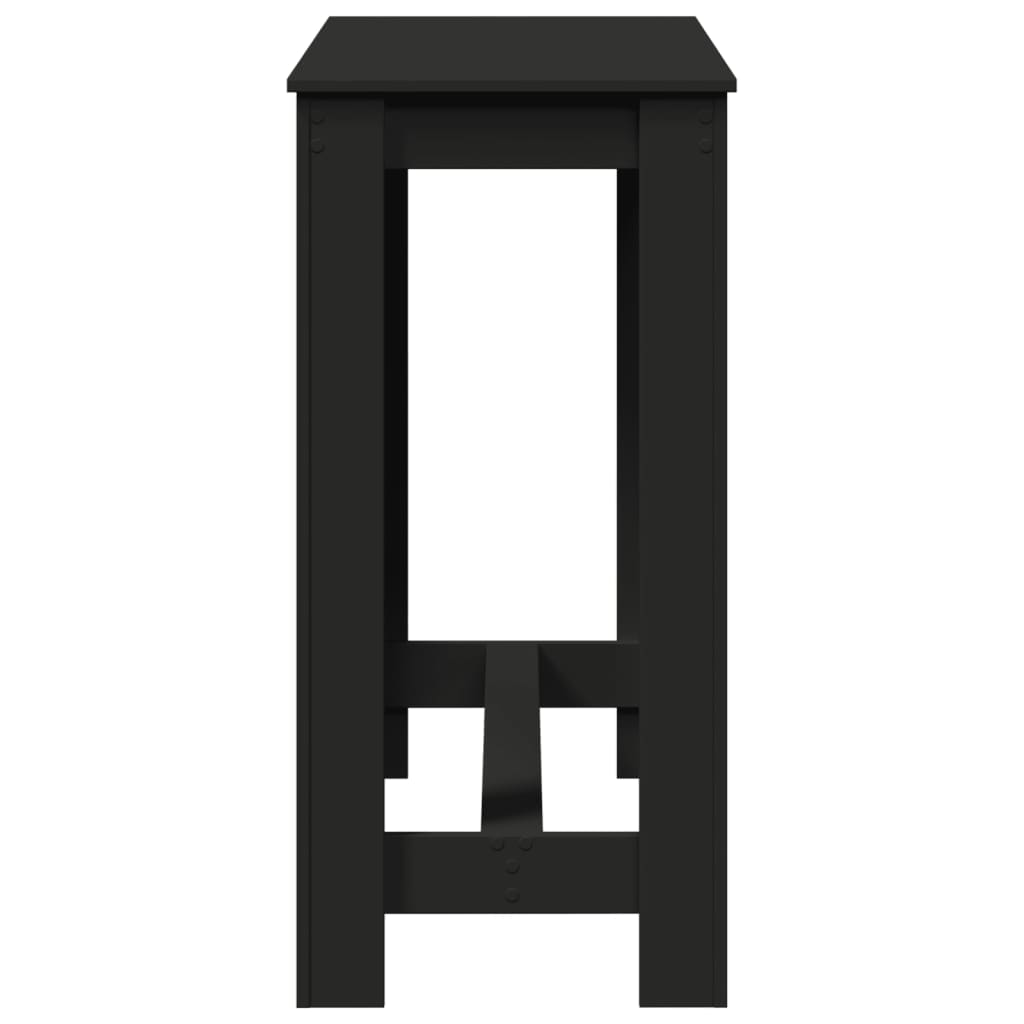 Barski stol crni 102 x 50 x 103,5 cm od konstruiranog drva