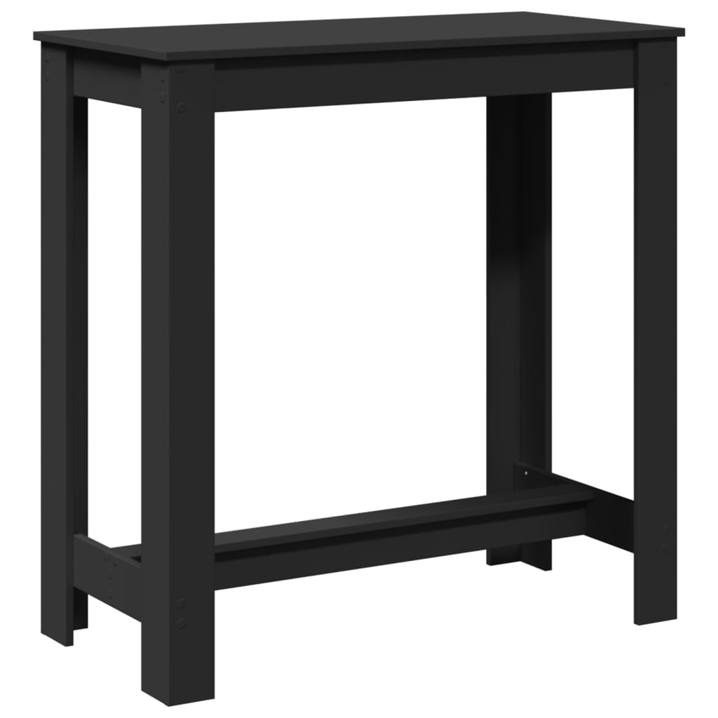 Barski stol crni 102 x 50 x 103,5 cm od konstruiranog drva