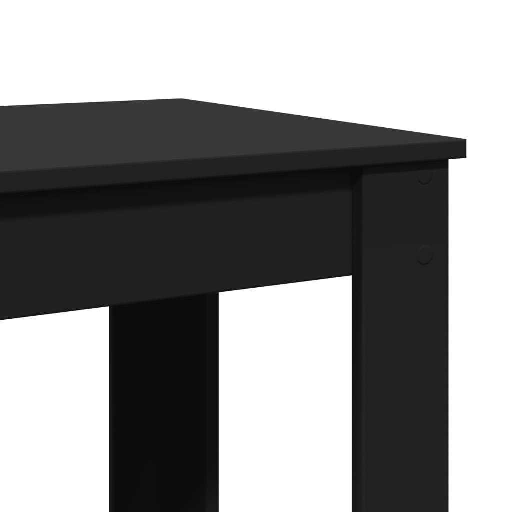 Barski stol crni 102 x 50 x 103,5 cm od konstruiranog drva