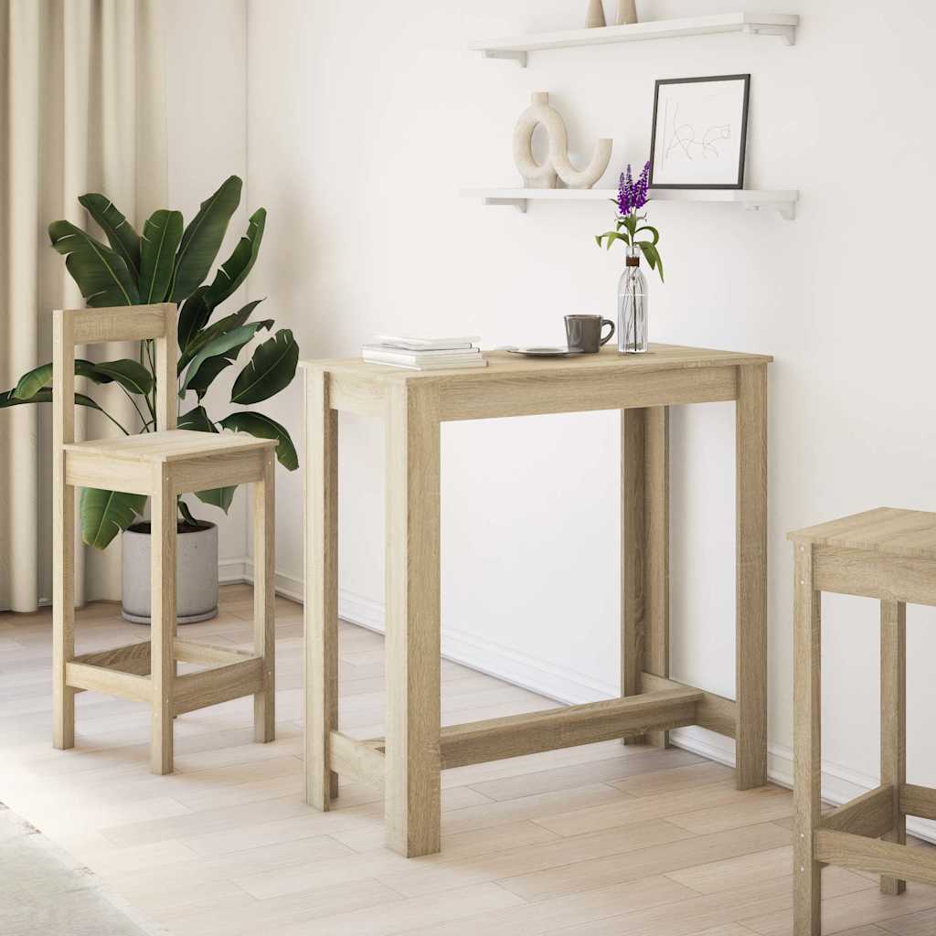 Barski stol boja hrasta 102 x 50 x 103,5 cm konstruirano drvo