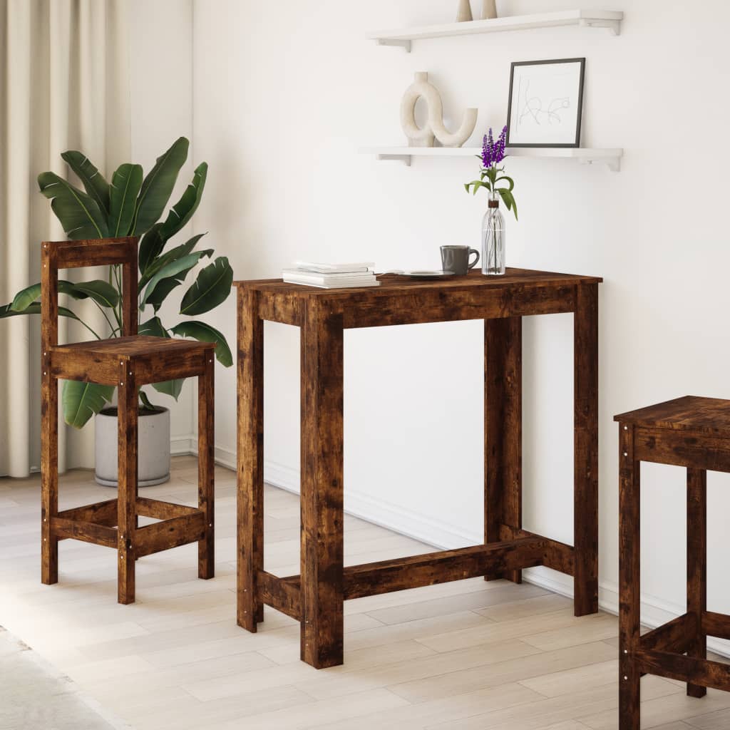 Barski stol boja hrasta 102 x 50 x 103,5 cm konstruirano drvo