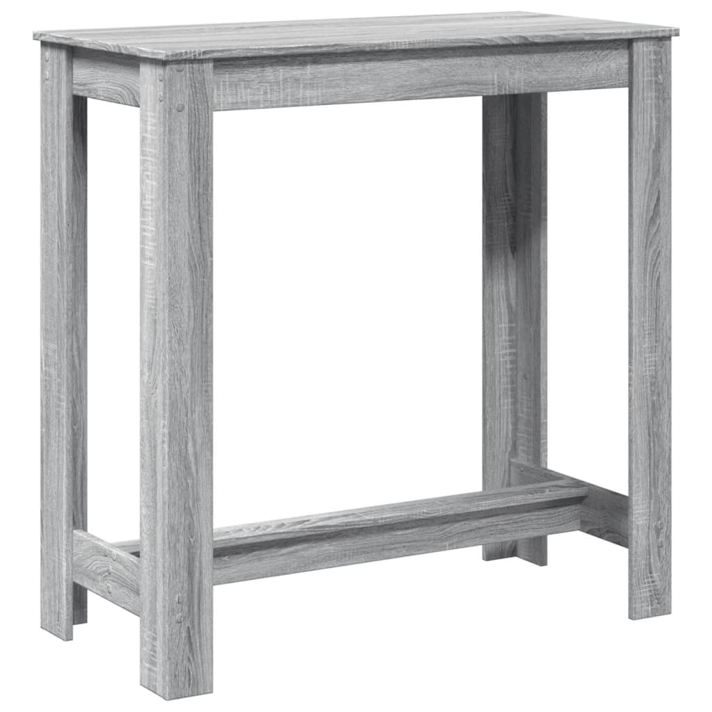 Barski stol sivi 102 x 50 x 103,5 cm od konstruiranog drva