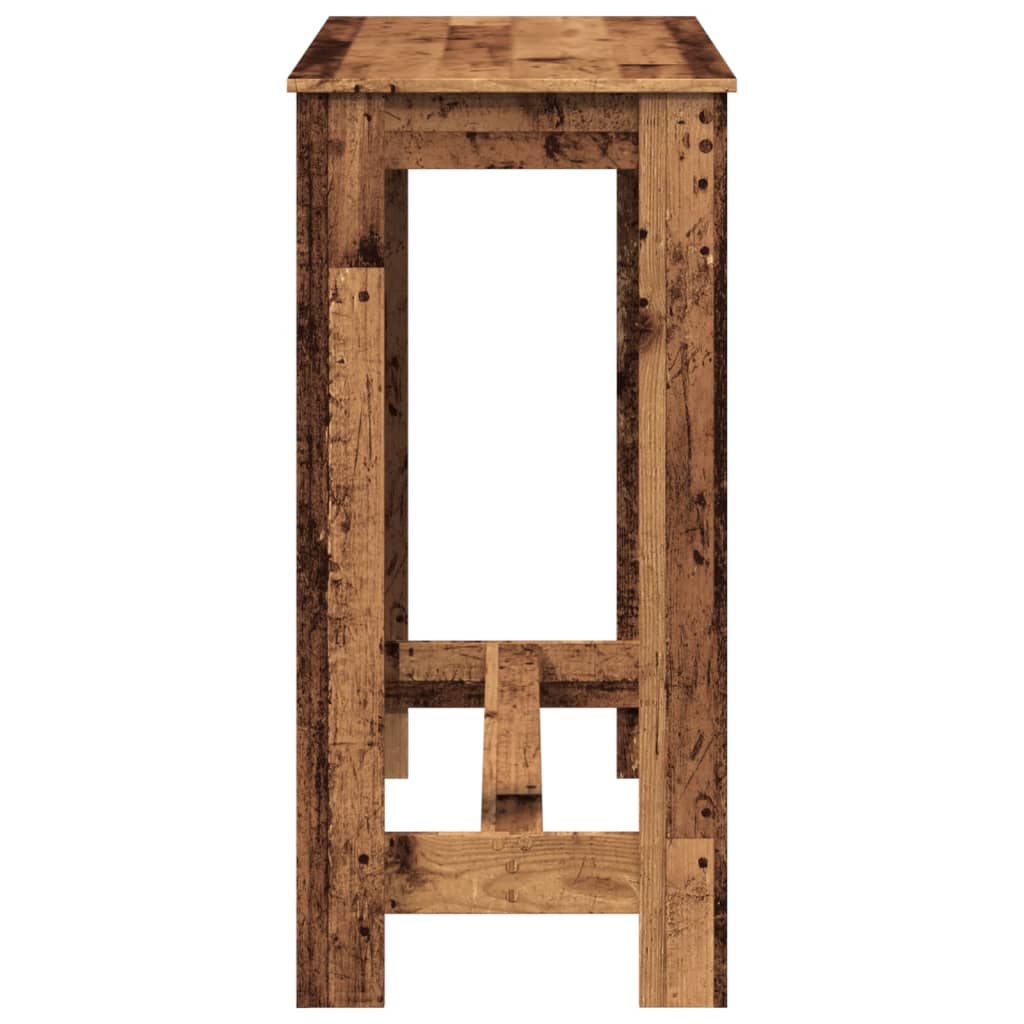 Barski stol boja starog drva 102x50x103,5 cm konstruirano drvo