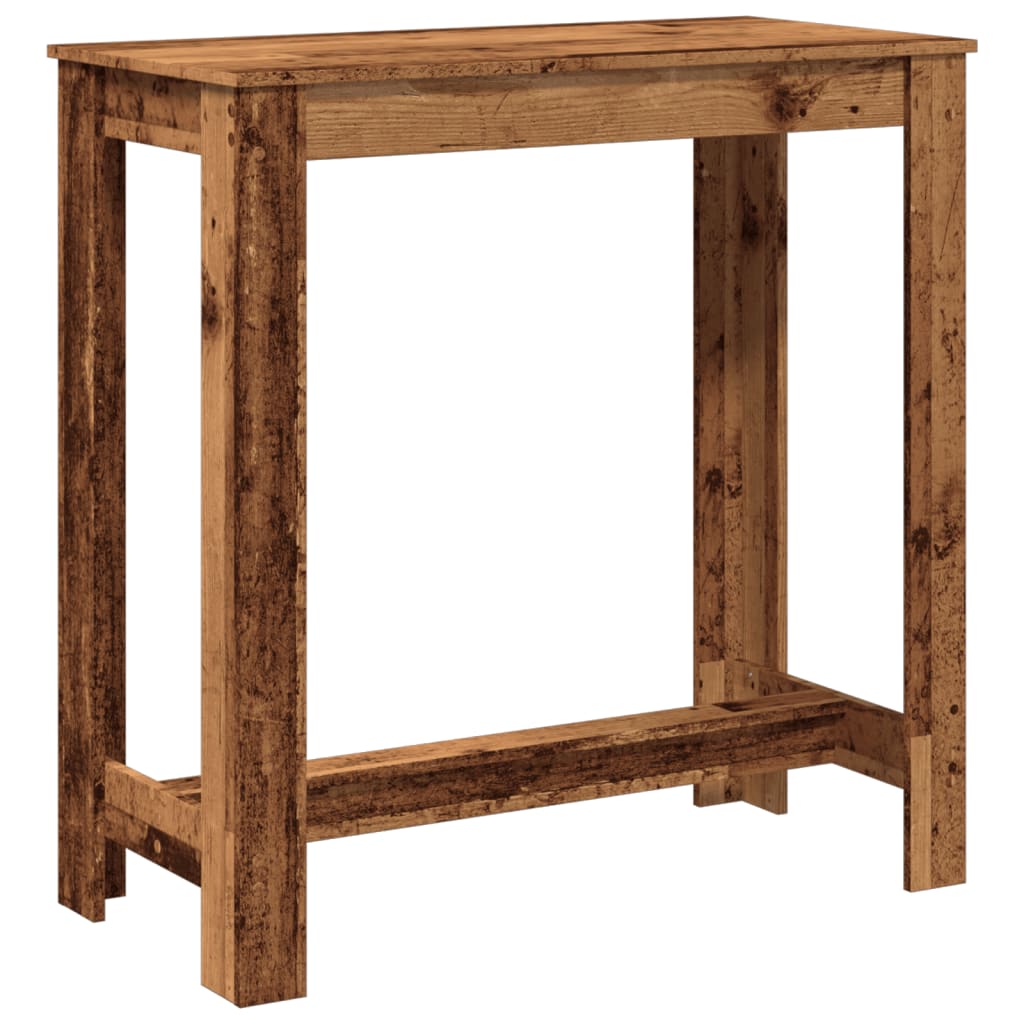 Barski stol boja starog drva 102x50x103,5 cm konstruirano drvo