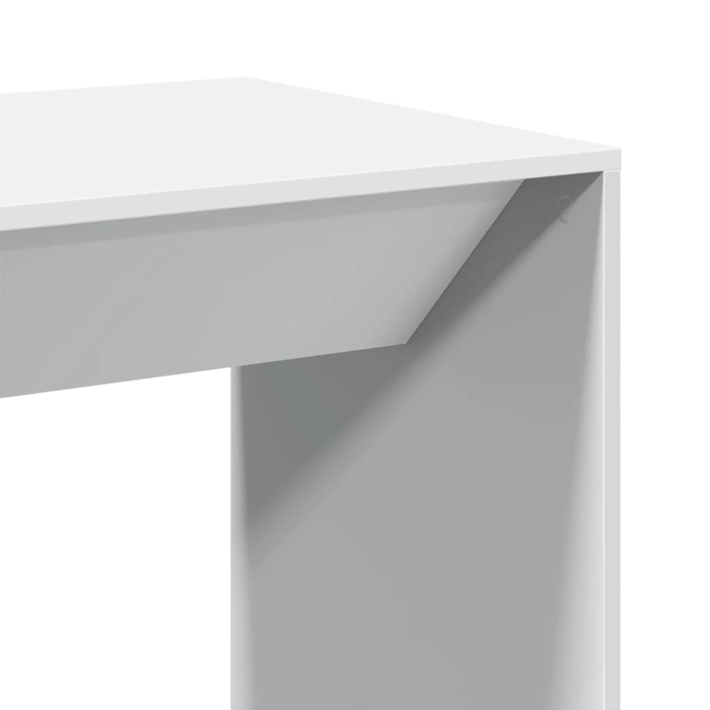 Barski stol bijeli 51 x 50 x 103,5 cm od konstruiranog drva