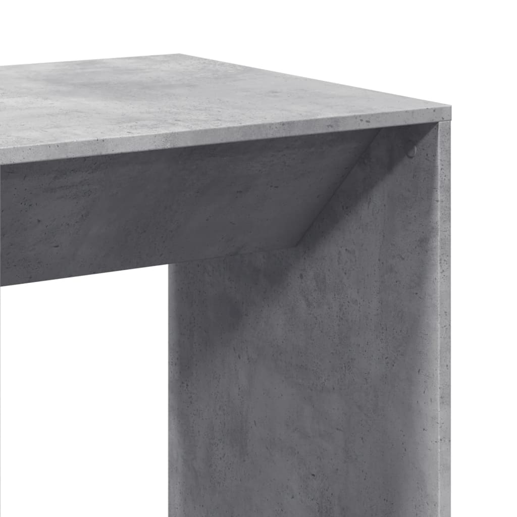 Barski stol boja betona 51 x 50 x 103,5 cm konstruirano drvo
