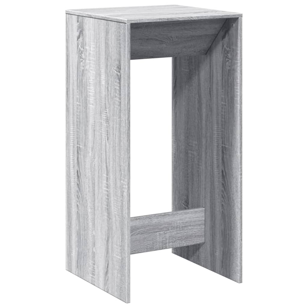 Barski stol siva boja hrasta 51x50x103,5 cm konstruirano drvo
