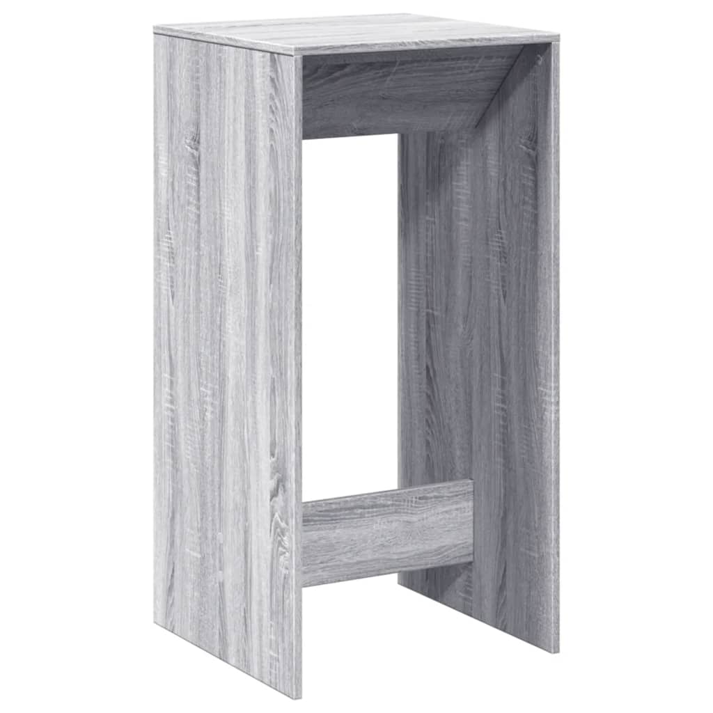 Barski stol siva boja hrasta 51x50x103,5 cm konstruirano drvo