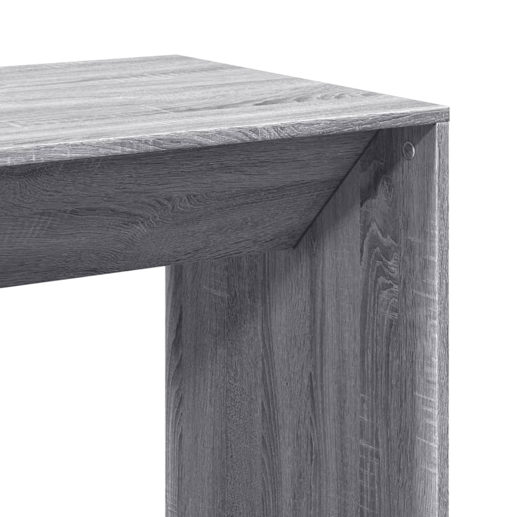 Barski stol siva boja hrasta 51x50x103,5 cm konstruirano drvo