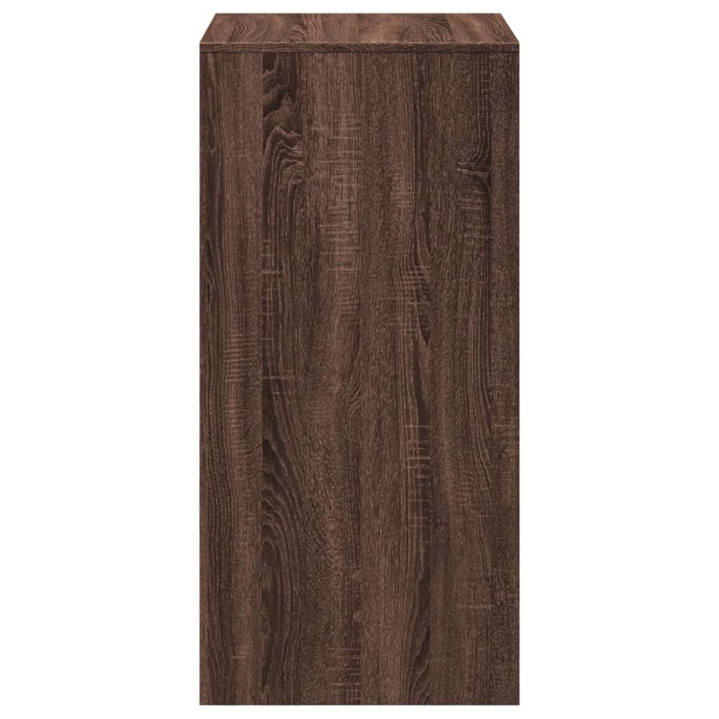 Barski stol smeđa boja hrasta 51x50x103,5 cm konstruirano drvo