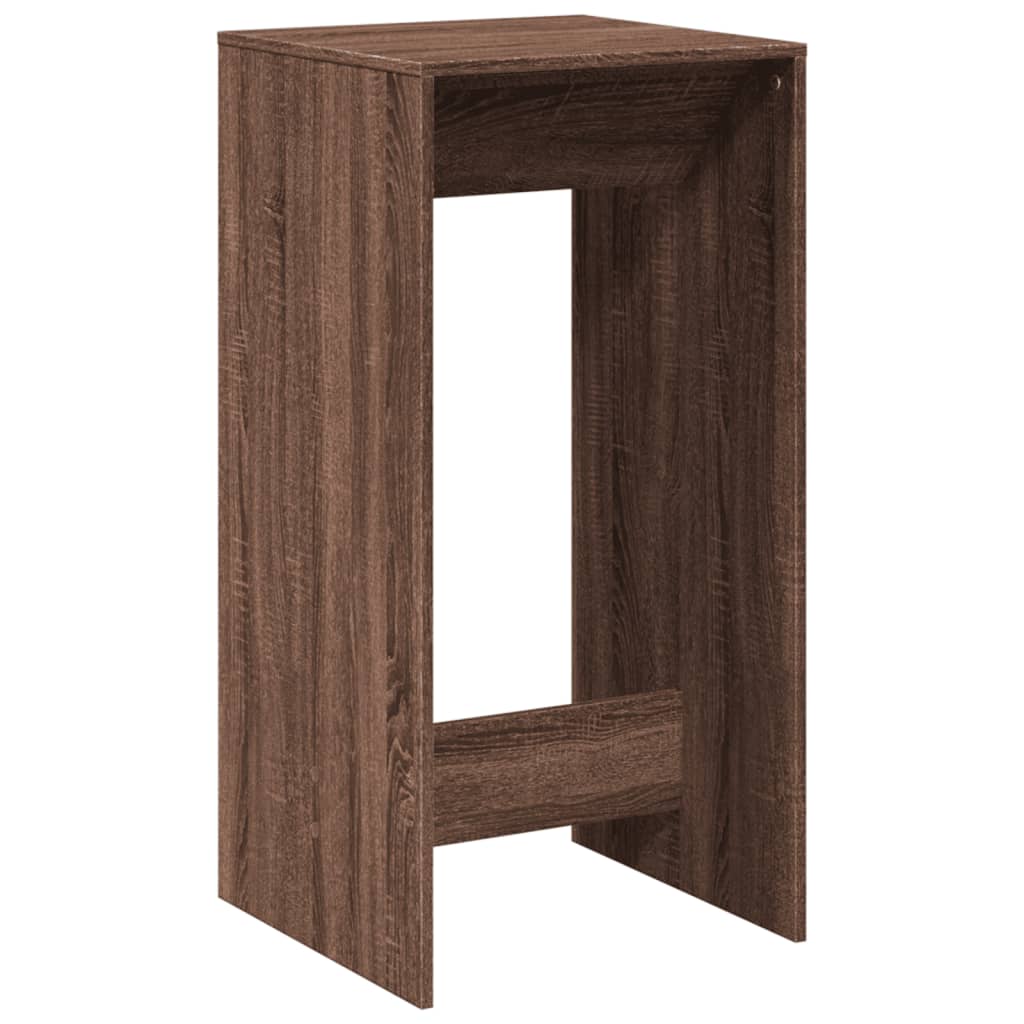 Barski stol smeđa boja hrasta 51x50x103,5 cm konstruirano drvo