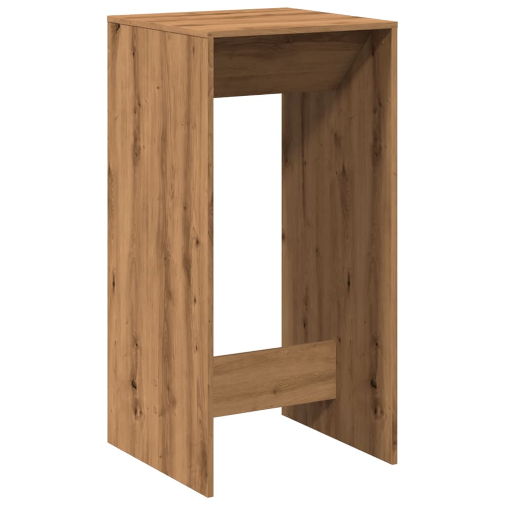 Barski stol siva boja hrasta 51x50x103,5 cm konstruirano drvo