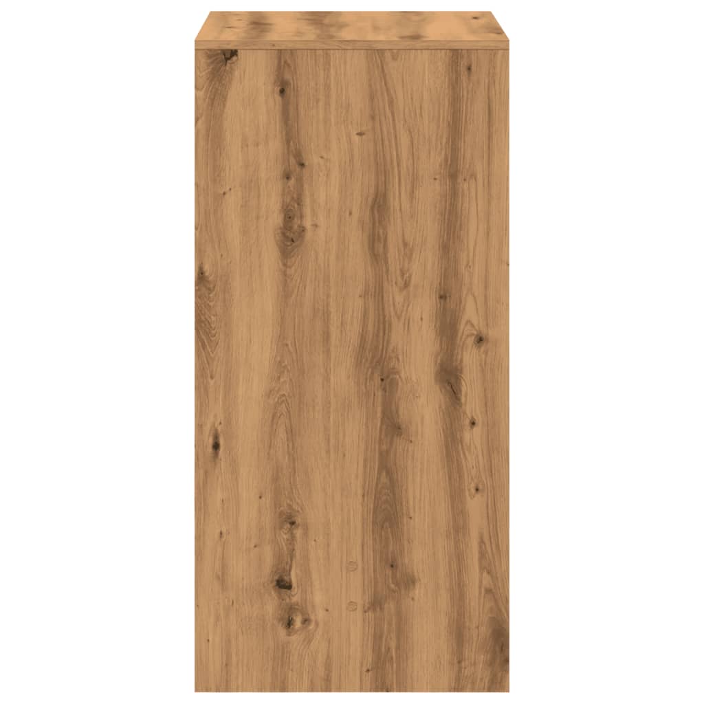 Barski stol siva boja hrasta 51x50x103,5 cm konstruirano drvo