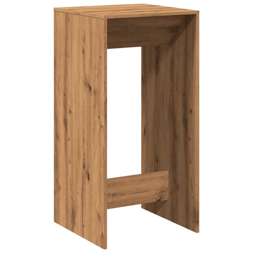 Barski stol siva boja hrasta 51x50x103,5 cm konstruirano drvo