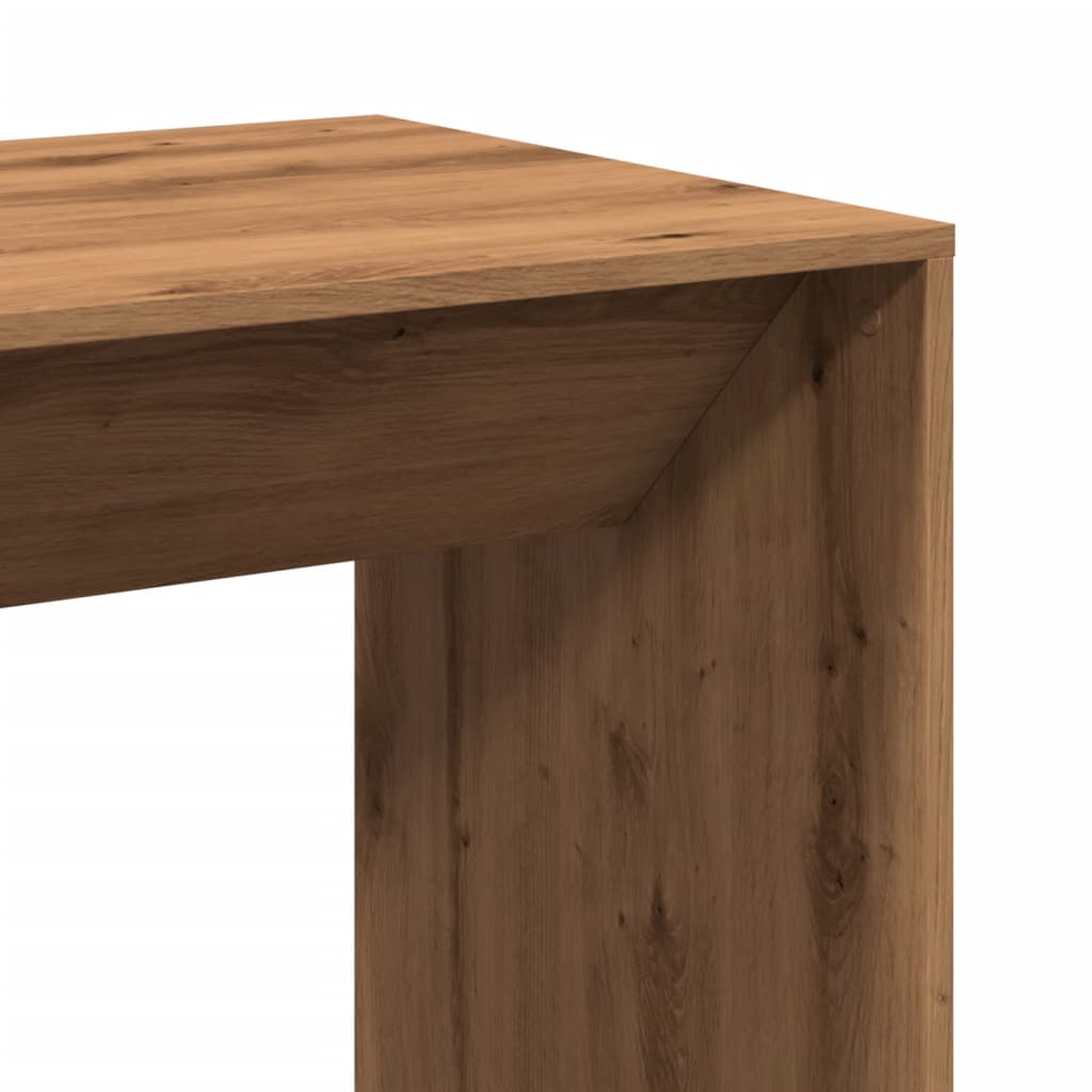 Barski stol siva boja hrasta 51x50x103,5 cm konstruirano drvo