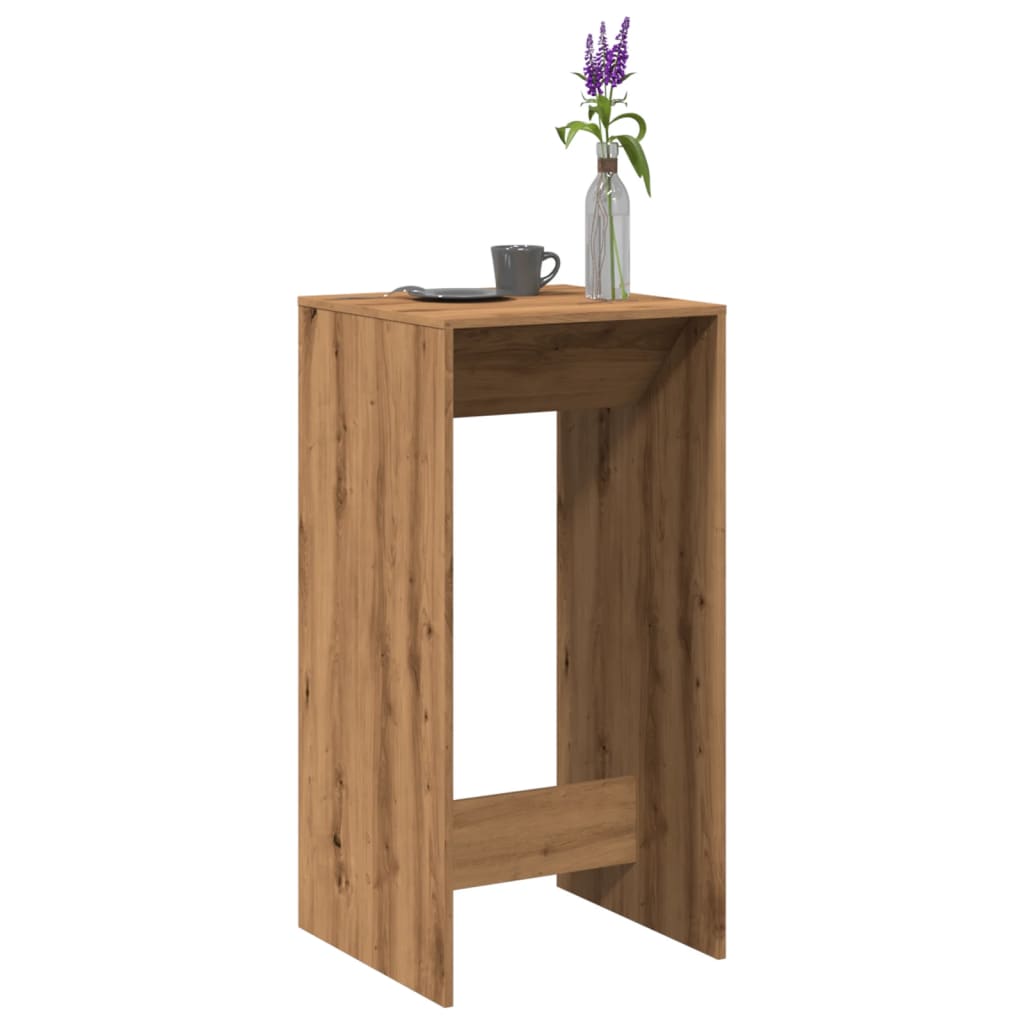 Barski stol siva boja hrasta 51x50x103,5 cm konstruirano drvo