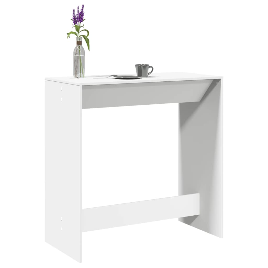 Barski stol bijeli 102 x 50 x 103,5 cm konstruirano drvo