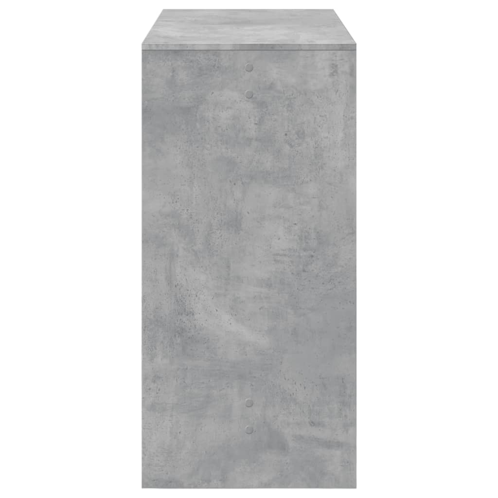 Barski stol boja betona 102 x 50 x 103,5 cm konstruirano drvo